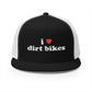 I <3 Dirt Bikes Flat Cap